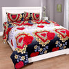 Microfiber Double Floral Flat Bedsheet