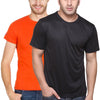 Ketex Round Neck Men's Polyester Blend Dri Fit T-Shirts (Pack of 2)