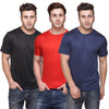 Ketex Round Neck Men's Polyester Blend Dri Fit T-Shirts (Pack of 3)
