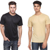 Ketex Round Neck Men's Polyester Blend Dri Fit T-Shirts (Pack of 2)