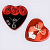 Floweraura Sparkling Love Adornments Jewelry & Artificial Flower in Heart Red Box Valentine's Gift