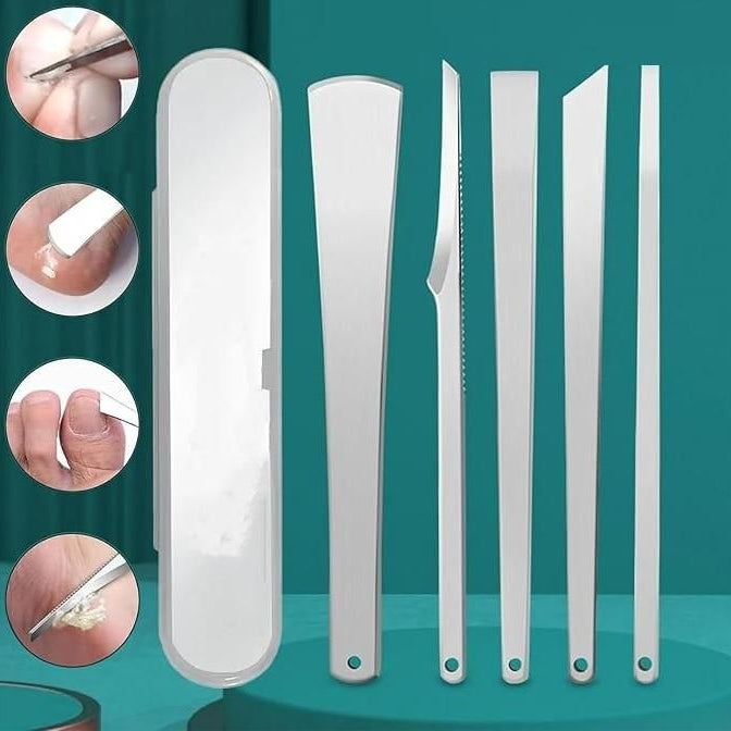 5 Pieces Pedicure Knife Set with Storage Case - Ankaa Store