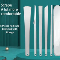 5 Pieces Pedicure Knife Set with Storage Case - Ankaa Store