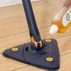TriSqueeze™ 360° Triangle Cleaning Mop – Hands-Free Squeeze & Rotating Head