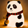 GlowPanda™ Cute LED Night Lamp – Soft Touch Dimmable Light for Kids