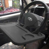 DriveEase™ Multifunctional Steering Wheel Tray & Drink Holder – Portable Car Desk