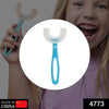 Kids U Shaped Large Tooth Brush Used In All Kinds Of Household Bathroom Places For Washing Teeth Of Kids Toddlers And Childrens Easily And Comfortably.