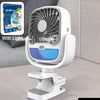Portable Fan Grip Go 3-Speed Clamp Fan with 360° Swivel & LED Color Light