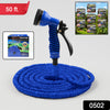 502 -50 Ft Expandable Hose Pipe Nozzle For Garden Wash Car Bike With Spray Gun
