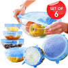 6 Pcs Silicone Lid Cover Silicon Lids