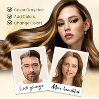 Long Lasting Natural Hair Dye Shampoo – Advanced Grey Coverage Formula (Pack of 3) - Ankaa Store