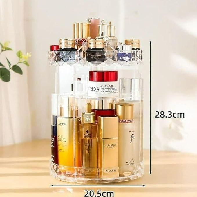 Makeup Organizer Adjustable 360 Rotation Box Case - Ankaa Store