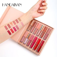 Velvet Matte Liquid Lipstick Set 12Pcs - Ankaa Store