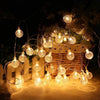 New 16 LED Crystal Balls String Light