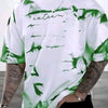 Spab Men & Women Printed Casual Green, White T-Shirt