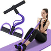 4-Tube Yoga Pedal Pull Reducer Resistance Band, Crossfit Exercise Fitness Tummy Body Building Equipment, for Abdomen/Waist/Arm/Leg Stretching...