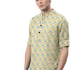 Men's Printed Spread Collar Casual Shirt Multicolor