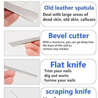 5 Pieces Pedicure Knife Set with Storage Case - Ankaa Store