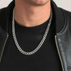 PowerChain™ Silver Cuban Link Chain – Bold, Heavy & Stylish for Men