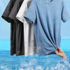 Men's Round Neck Polyester Casual T-shirt (Pack of 4)
