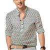 Men's Printed Spread Collar Casual Shirt Multicolor