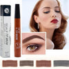 Waterproof 4 Points Microblading Eyebrow Pen with a Micro-Fork Tip Applicator