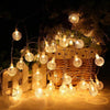 LumiGlow™ 16 LED Crystal Ball String Lights – Magical Ambience for Every Space