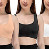 Women's Cotton Solid Non Padded Air Bra Pack of 3