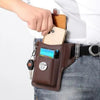 LeatherGuard™ Hands-Free Belt Pouch – Secure & Stylish Phone Case for Men