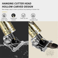 Hair Trimmer For Men Buddha Style Trimmer, Professional Hair Clipper, Adjustable Blade Clipper, Hair Trimmer and Shaver,Retro Oil Head Close Cut Precise hair Trimming Machine (Golden) - Ankaa Store