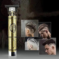 Hair Trimmer For Men Buddha Style Trimmer, Professional Hair Clipper, Adjustable Blade Clipper, Hair Trimmer and Shaver,Retro Oil Head Close Cut Precise hair Trimming Machine (Golden) - Ankaa Store