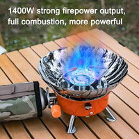 Windproof Outdoor Electronic Foldable Lotus Gas Stove - Ankaa Store